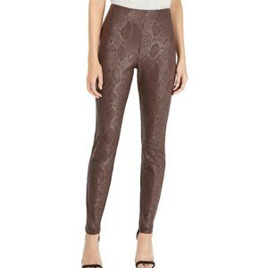 INC Snake-Print Skinny Pants